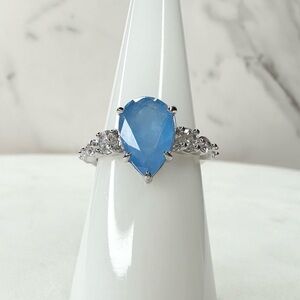 Bomb Party Original Brighten My Day Cornflower Blue Ring RBP8627 NWT Size 7